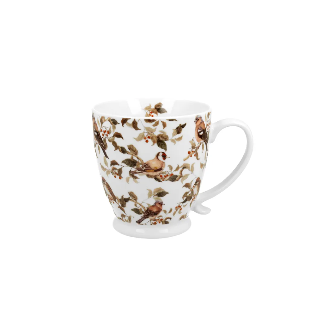 Becher PORZELLAN Tasse Teebecher Kaffeebecher DUO BIRDIES COLLECTION 480 ml